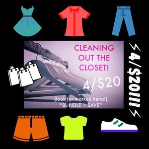 ⚡️⚡️4 ITEMS/$20 ⚡️⚡️ *CLOSET CLEAROUT!!!*